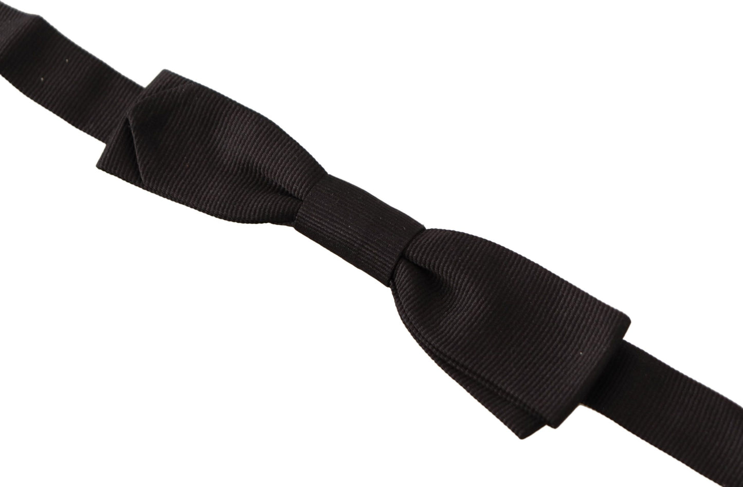 Elegant Black Silk Bow Tie