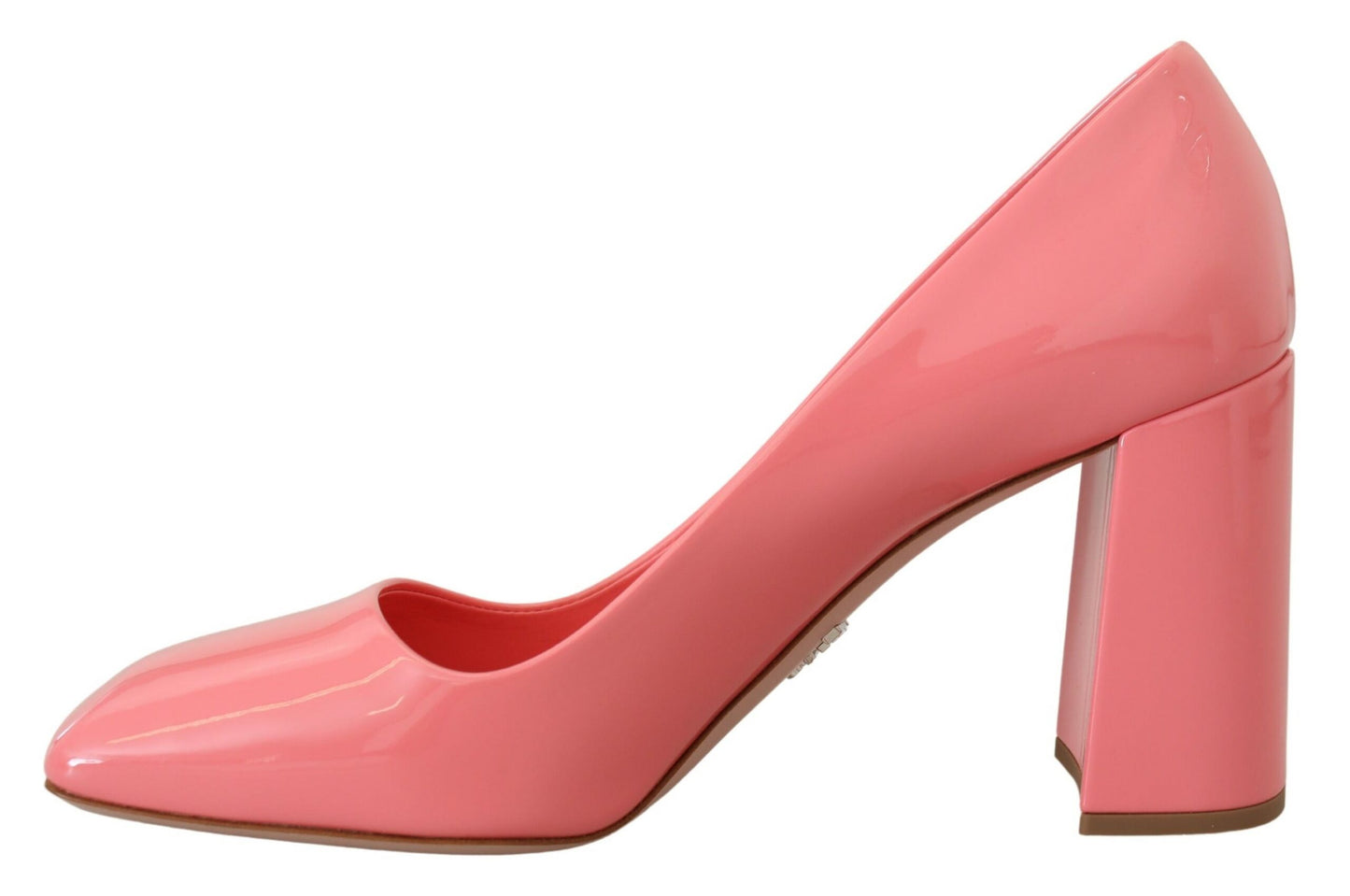 Elegant Square Toe Pink Heels