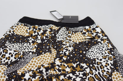 Vibrant Multicolor Printed Cotton Shorts