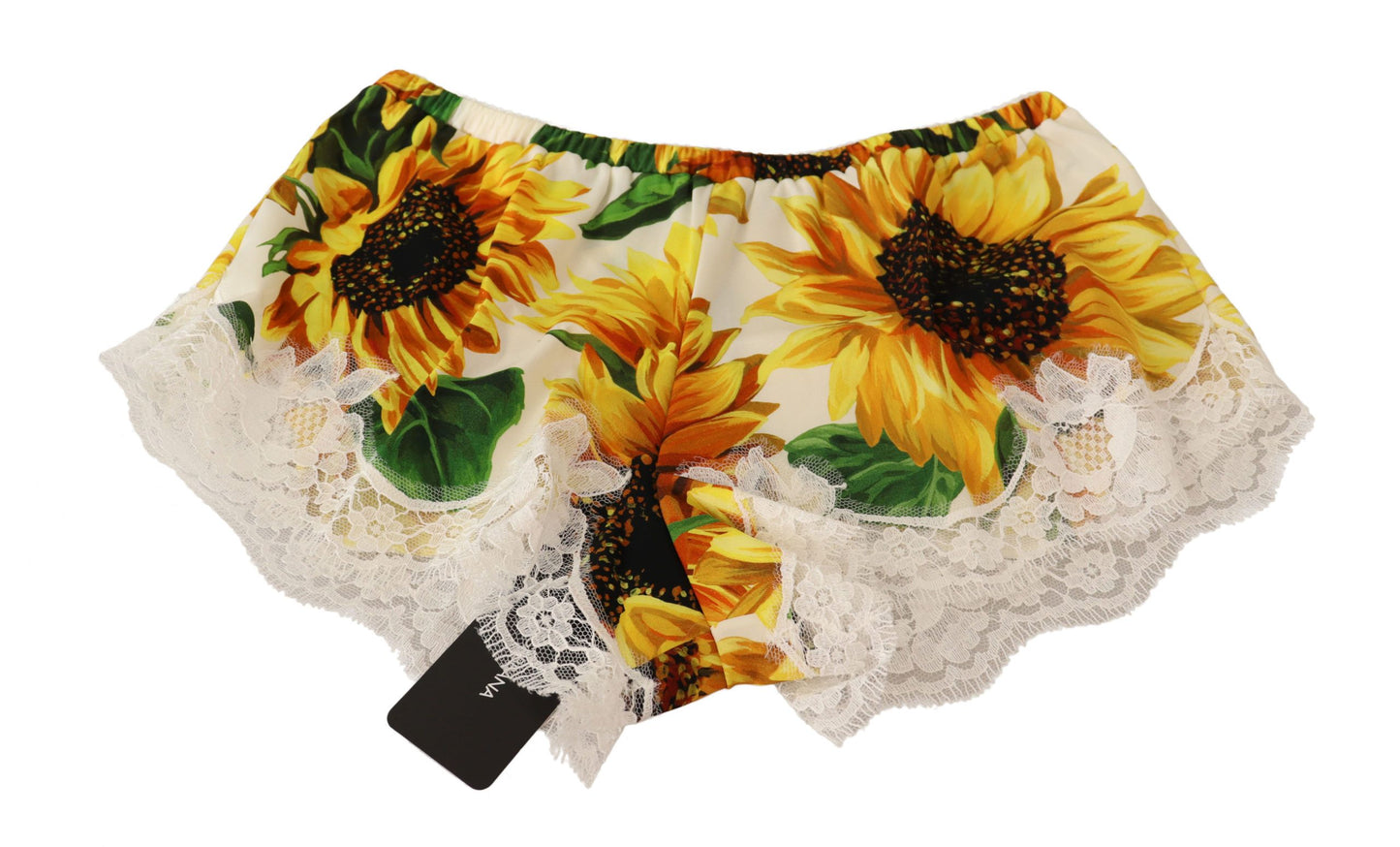 Sunflower Lace Lingerie Shorts - Silk Blend