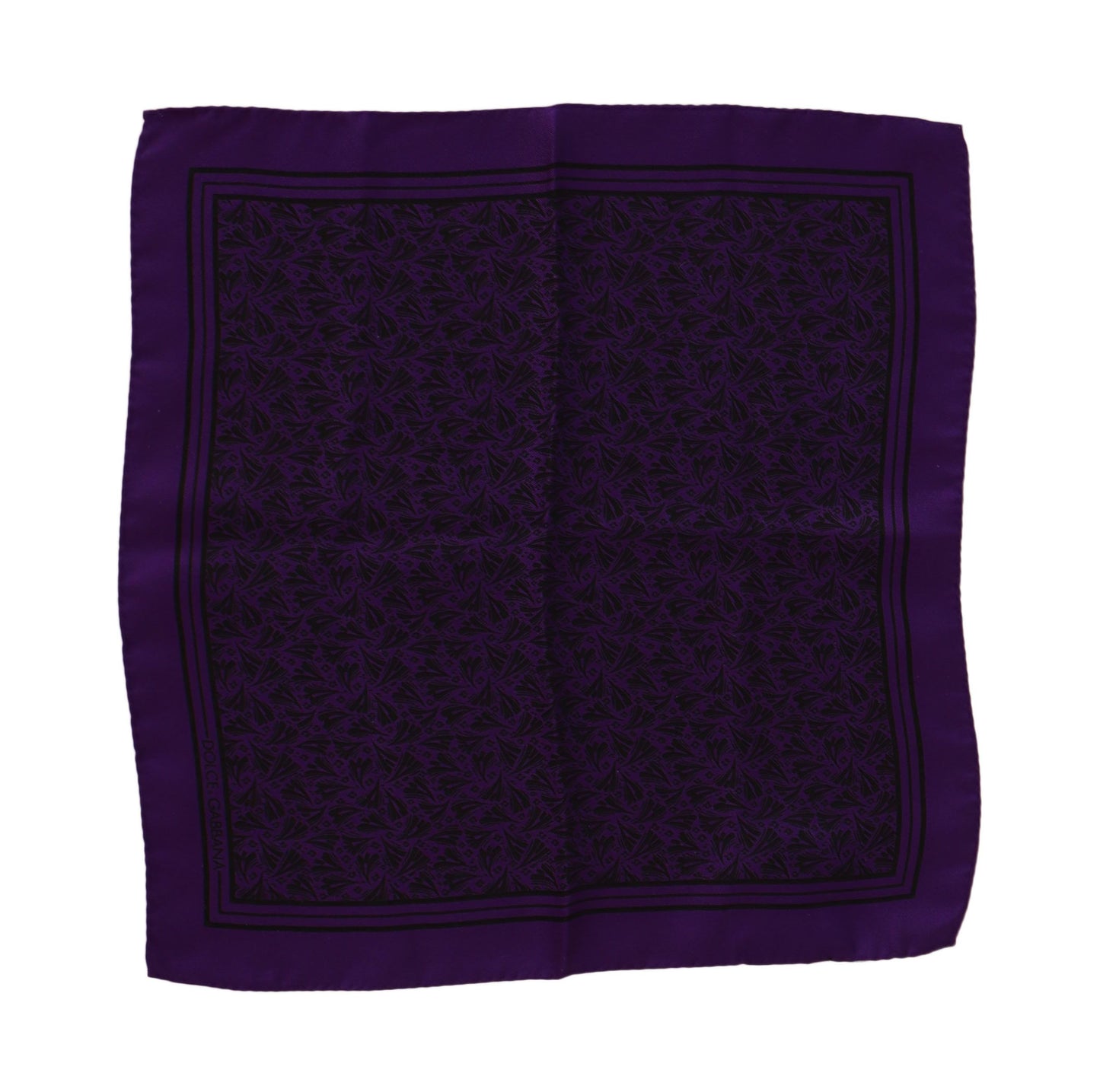 Elegant Silk Pocket Square in Purple