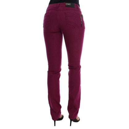 Purple  Jeans & Pant
