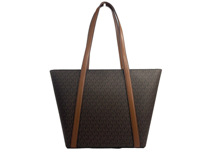 Large Pratt Brown Shoulder Zip Tote Bag