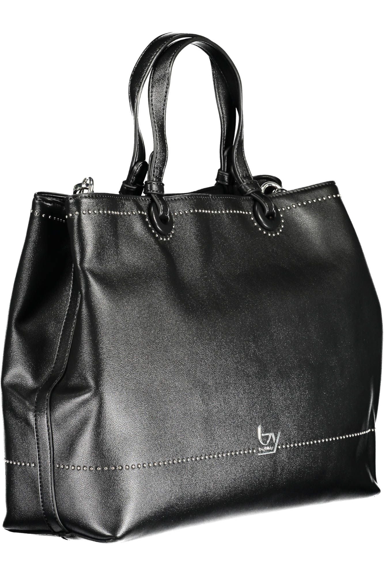 Chic Two-Handle City Bag with Contrast Detail