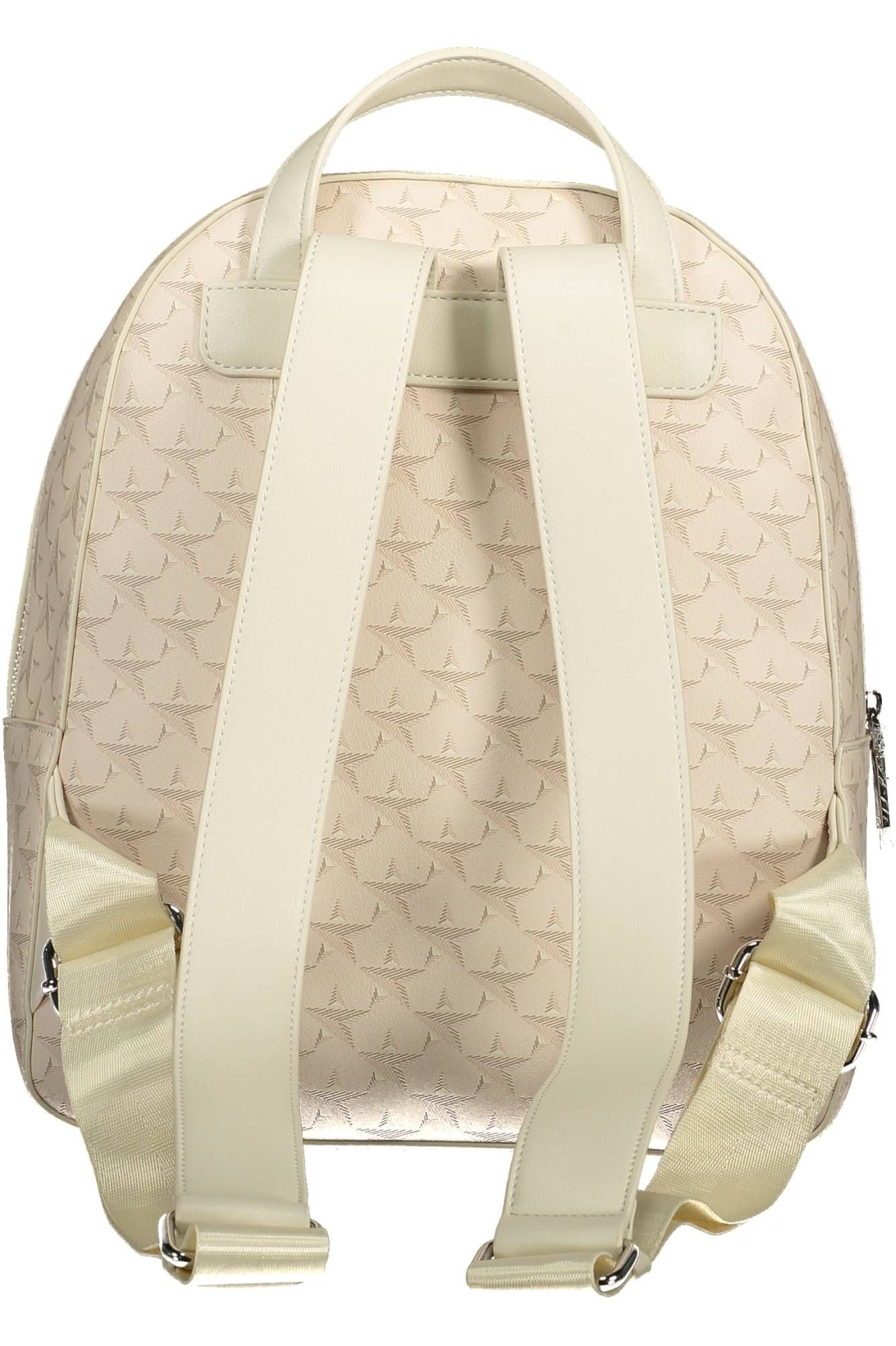 Elegant Beige Backpack with Contrasting Accents