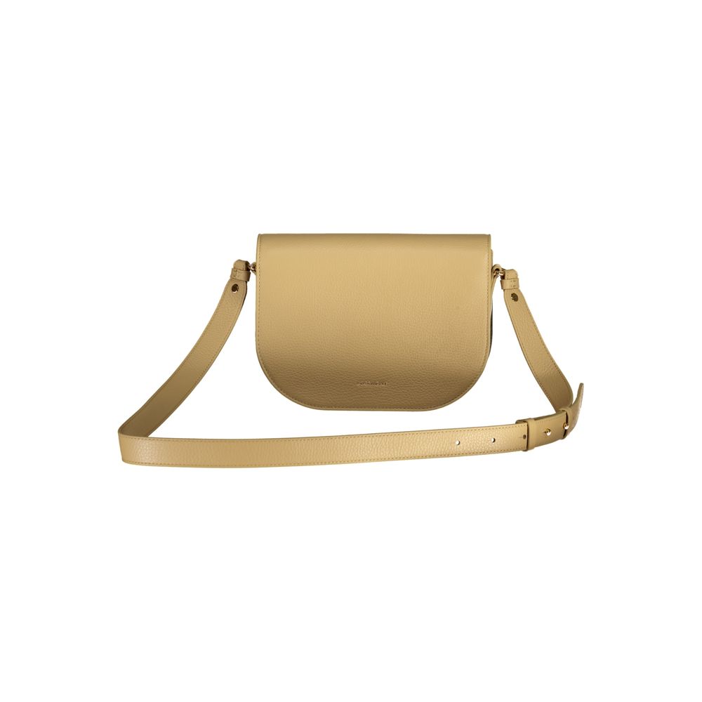 Beige Leather Handbag