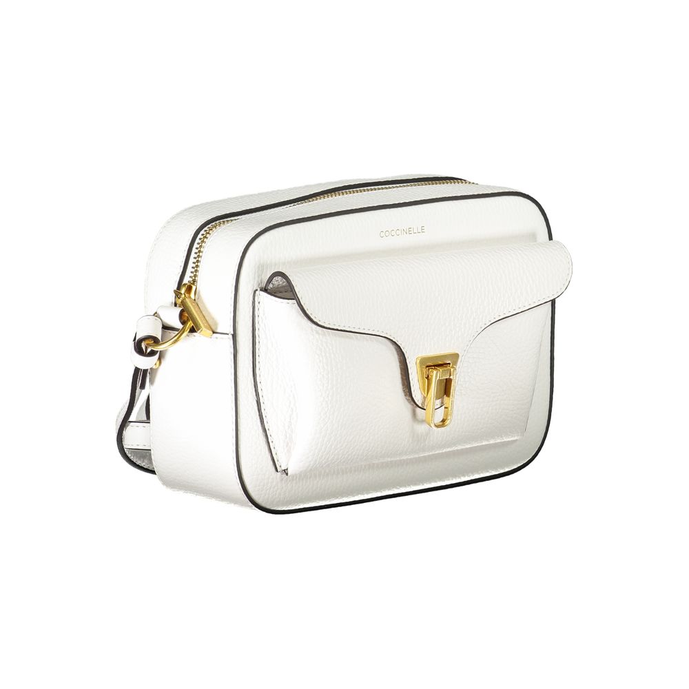 White Leather Handbag