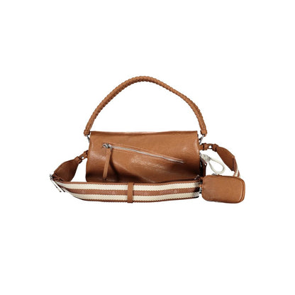 Brown Polyethylene Handbag