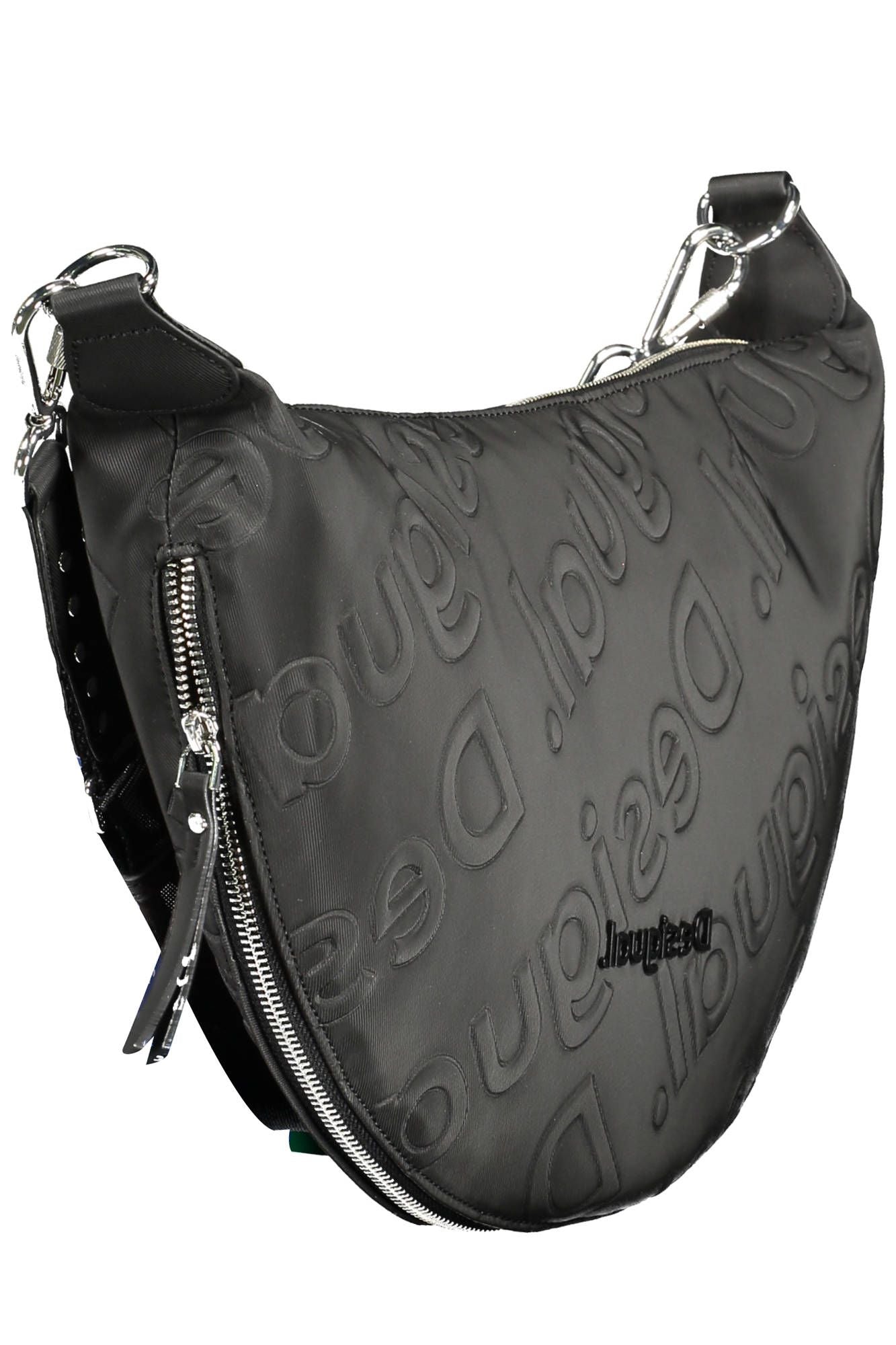 Chic Black Expandable Shoulder Bag