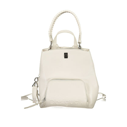 White Polyethylene Backpack