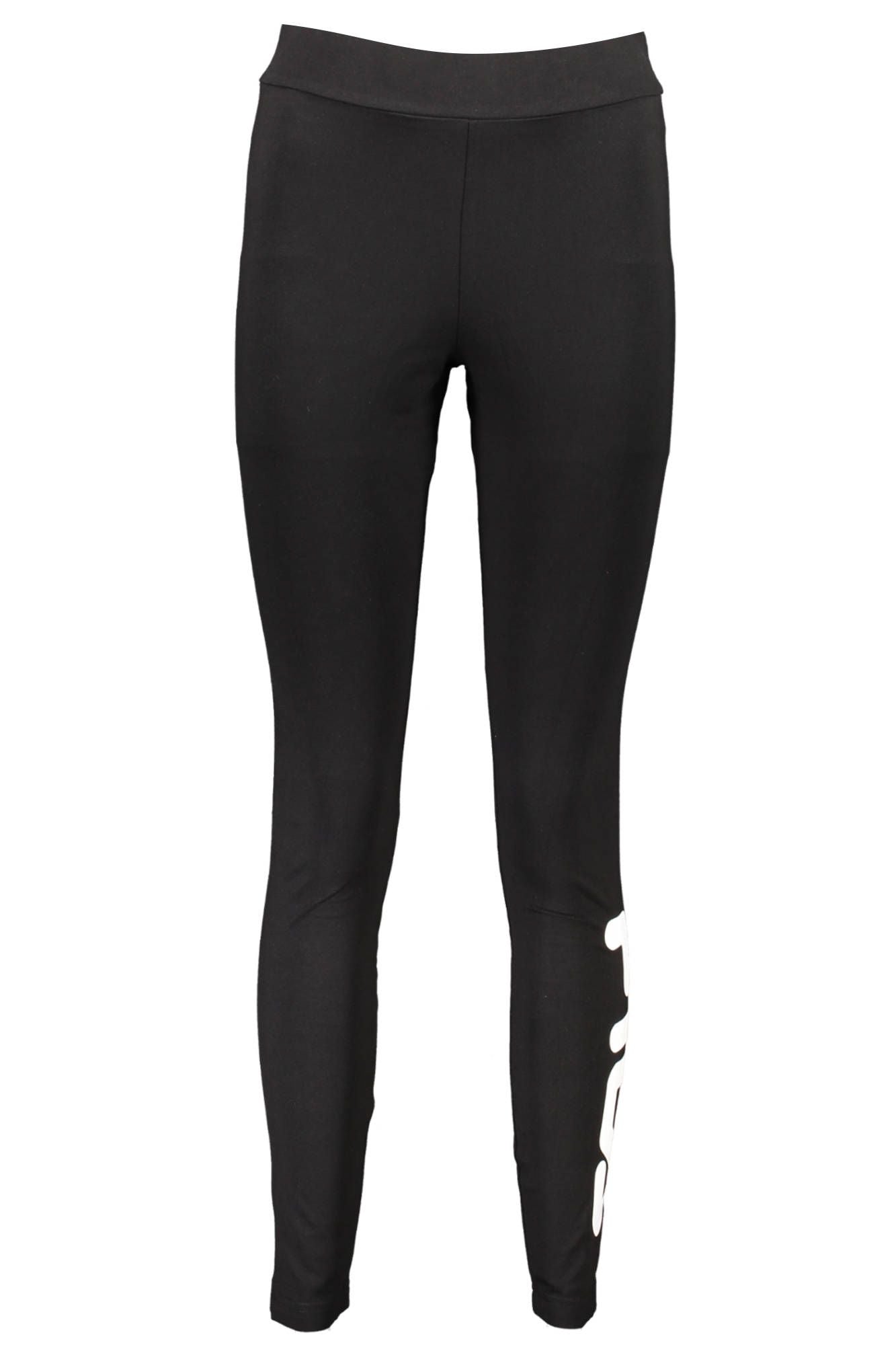 Elastic High-Waist Logo Print Leggings