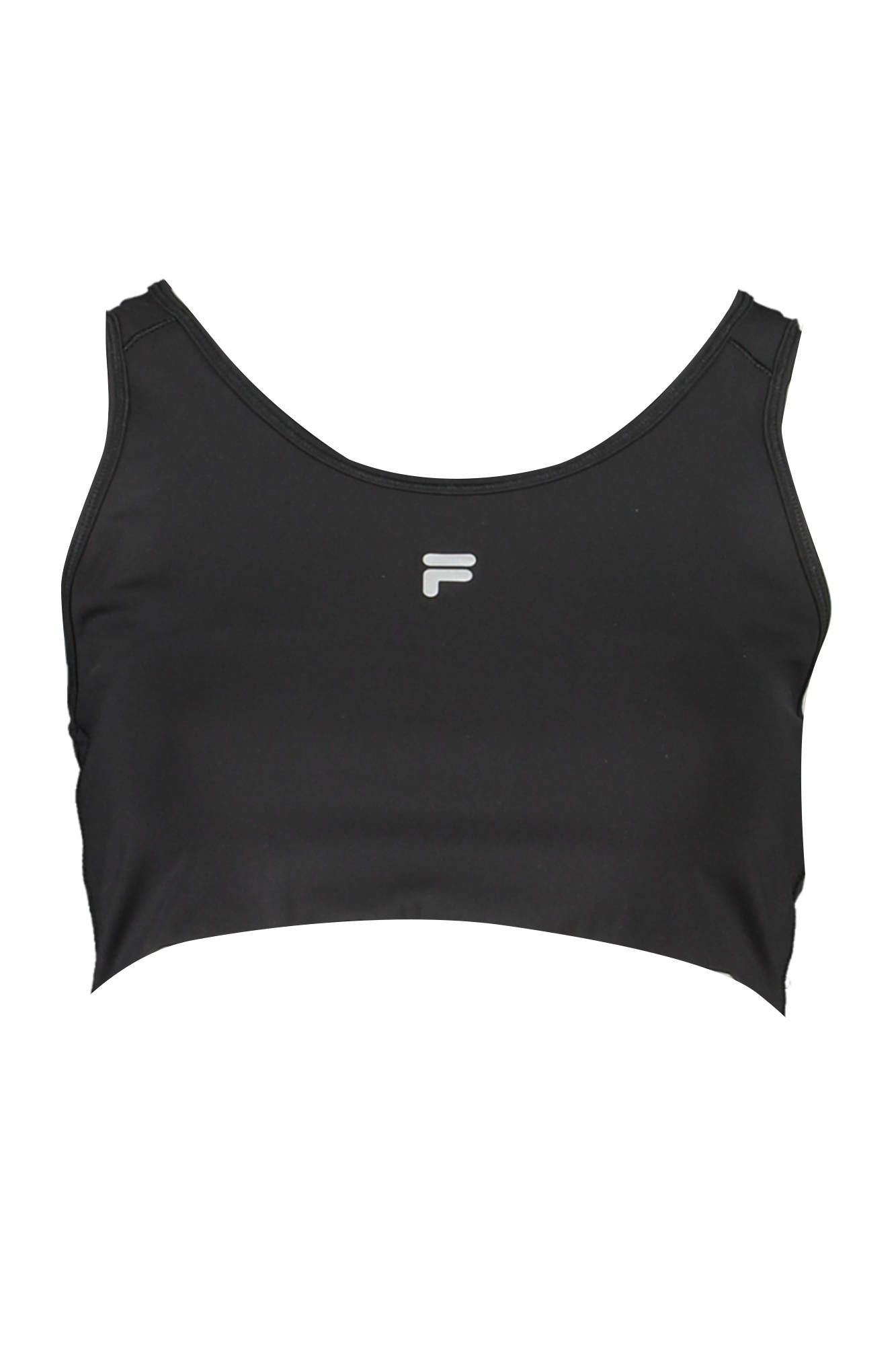 Chic Halterneck Sports Bra with Logo Print