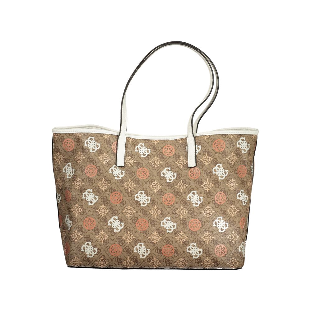 Beige Polyethylene Handbag