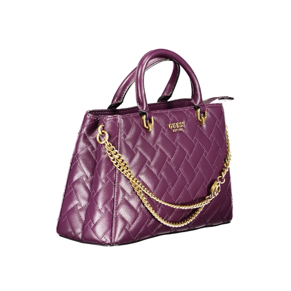 Purple Polyethylene Handbag