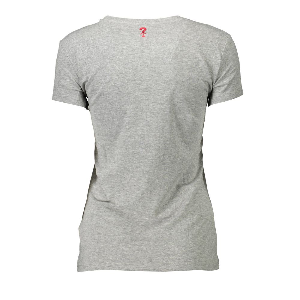 Gray Cotton Tops & T-Shirt