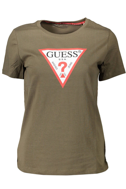 Chic Guess Green Logo Tee