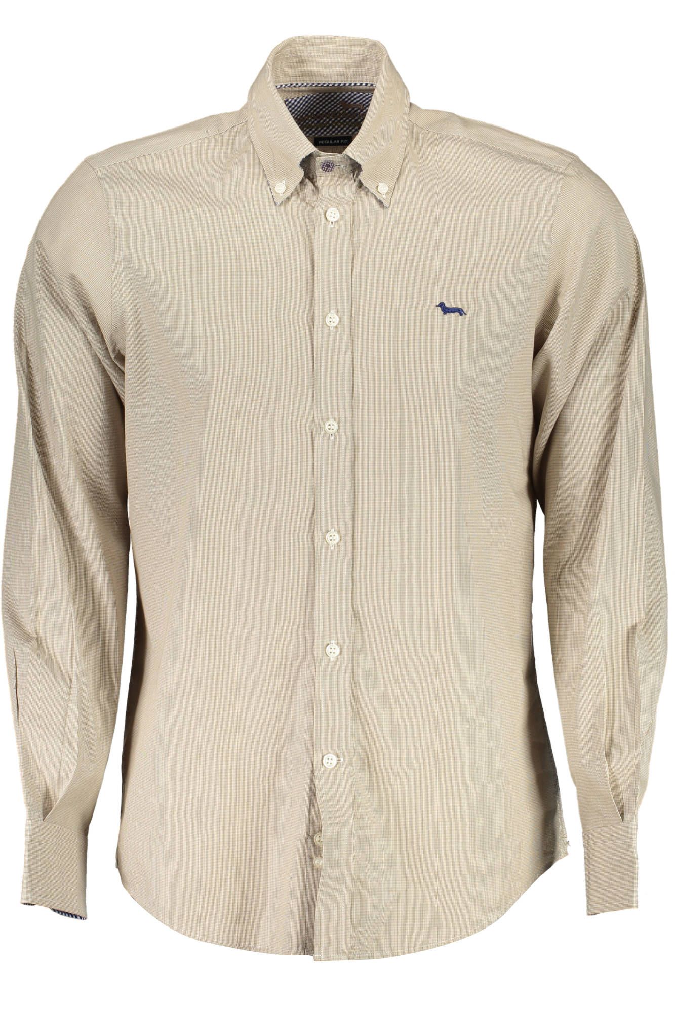 Elegant Beige Organic Cotton Shirt