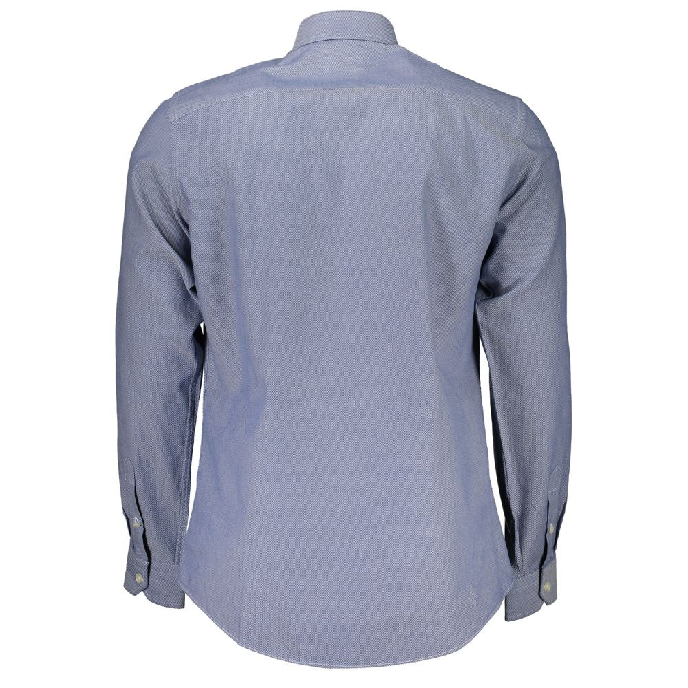 Elegant Organic Cotton Long Sleeve Men's Shirt