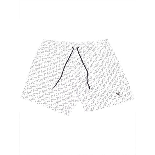 Exquisite White Polyester Swimwear for Men