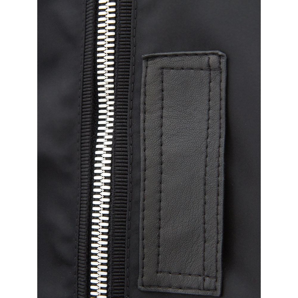 Elegant Black Polyamide Jacket for Men