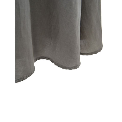 Elegant Silk Gray Dress - Timeless Elegance