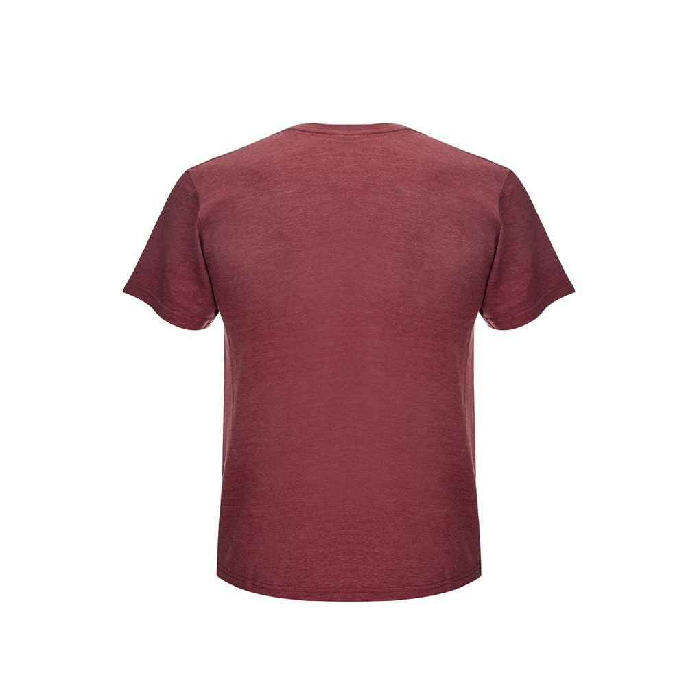 Vibrant Red Cotton Tee for Stylish Men
