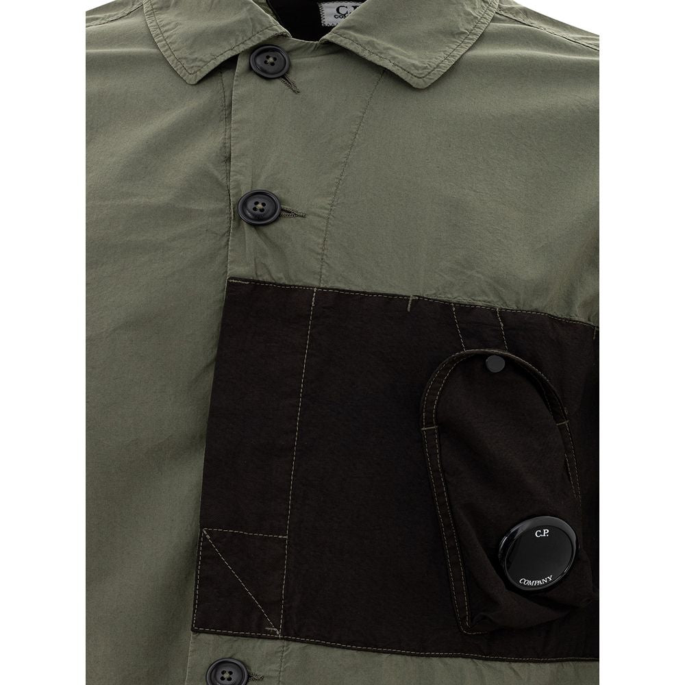 Army Elegance Polyamide Shirt for Men