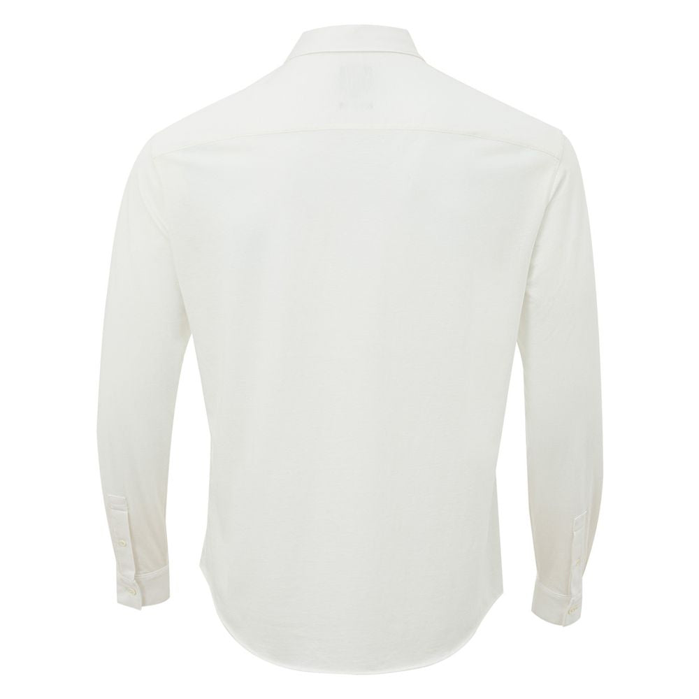 Elegant White Organic Cotton Shirt