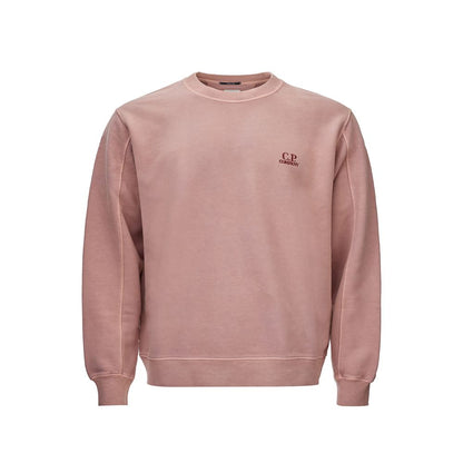 Chic Pink Cotton Sweater for Men