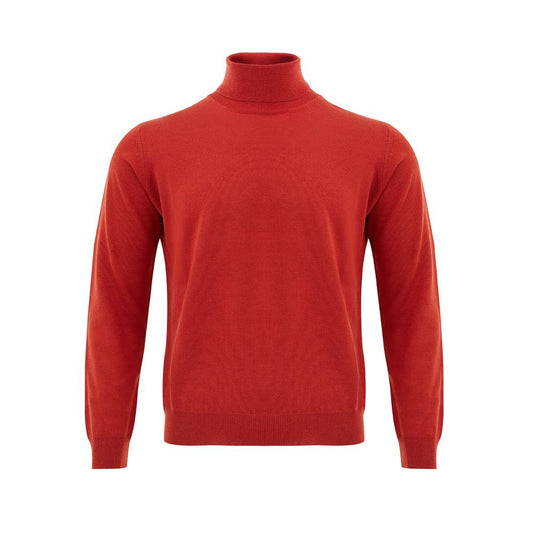 Elegant Wool Rich Red Sweater
