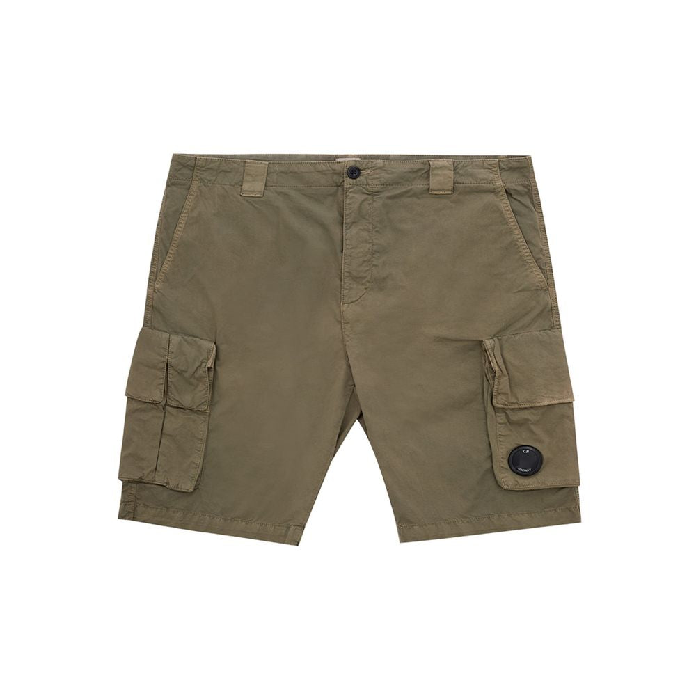 Military Chic Army Cotton Shorts