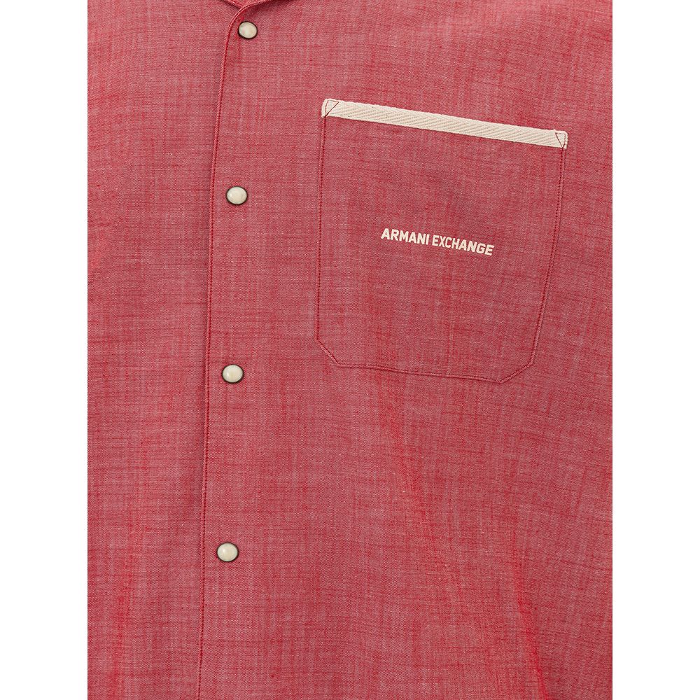 Crimson Cotton Classic Men's Shirt
