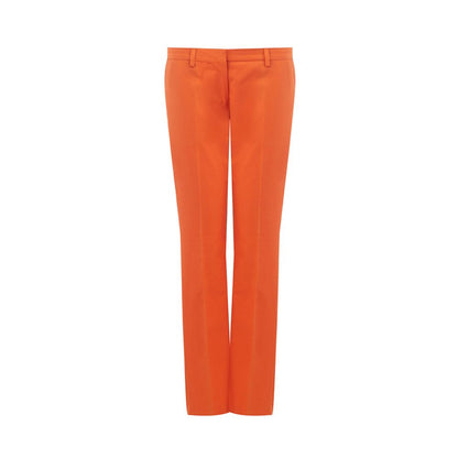 Elegant Cotton Orange Pants