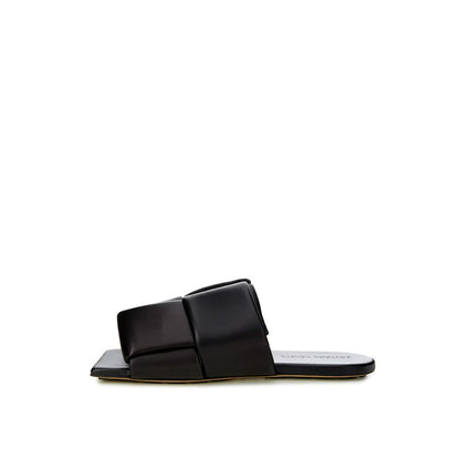 Elegant Black Leather Sandals