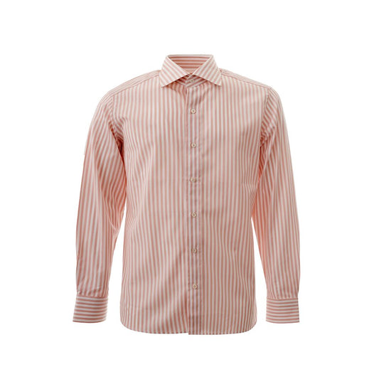 Elegant Cotton Pink Shirt for Men