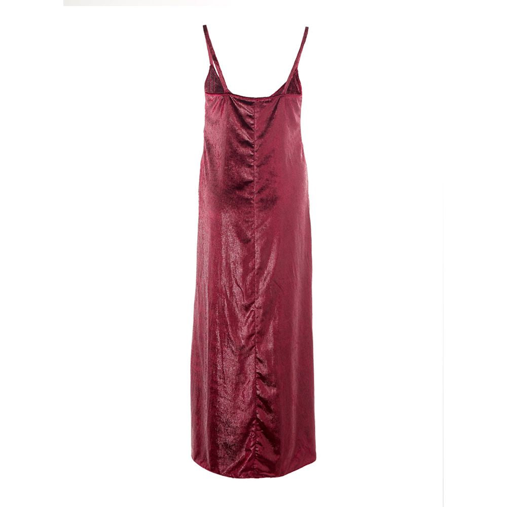 Elegant Bordeaux Polyester Dress by Lardini