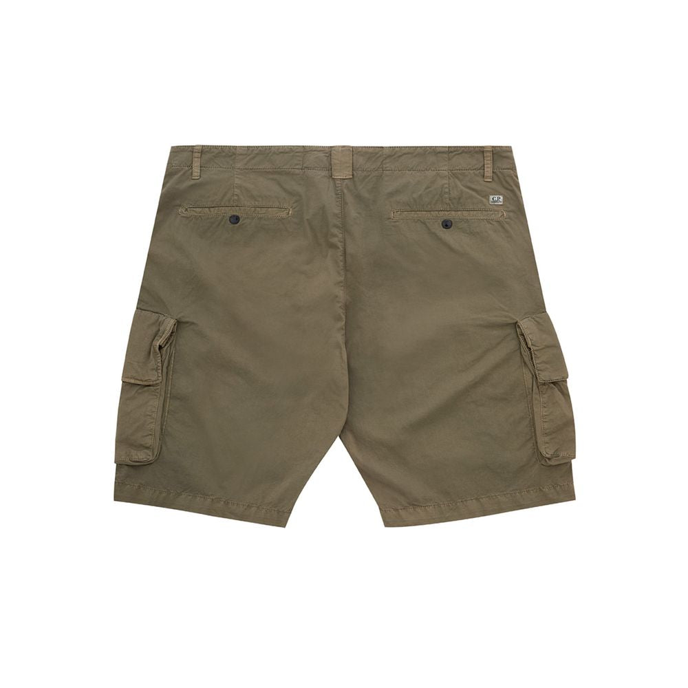 Military Chic Army Cotton Shorts