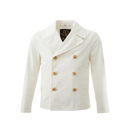 Elegant White Polyamide Jacket
