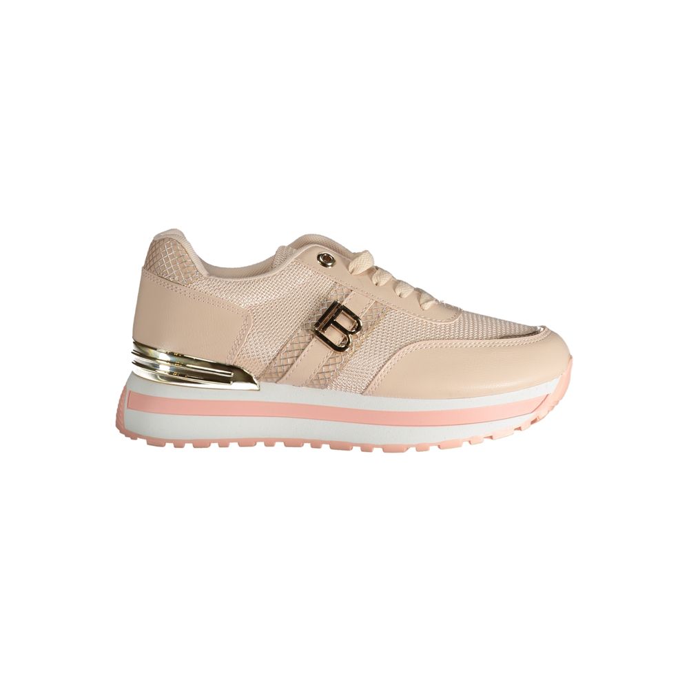 Pink Polyester Sneaker