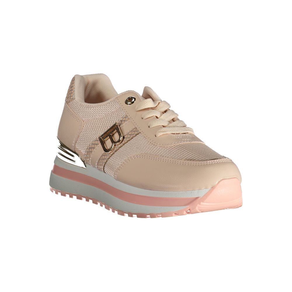 Pink Polyester Sneaker