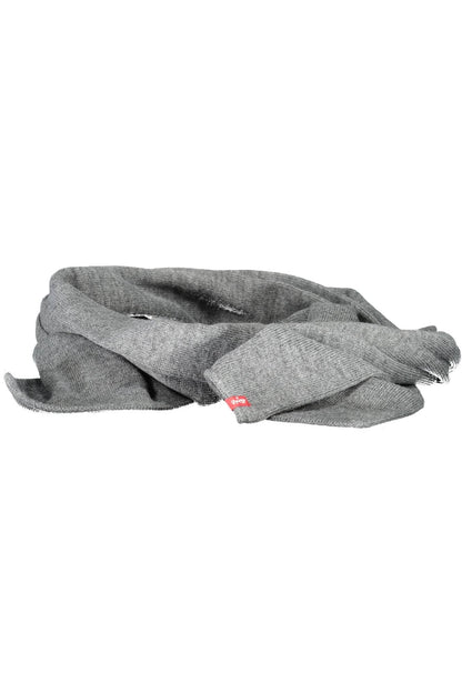 Elegant Gray Logo Scarf