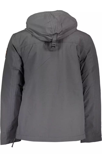 Eco-Conscious Gray Rainforest Jacket