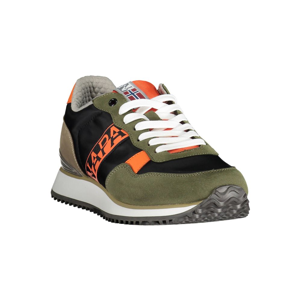 Green Polyester Sneaker