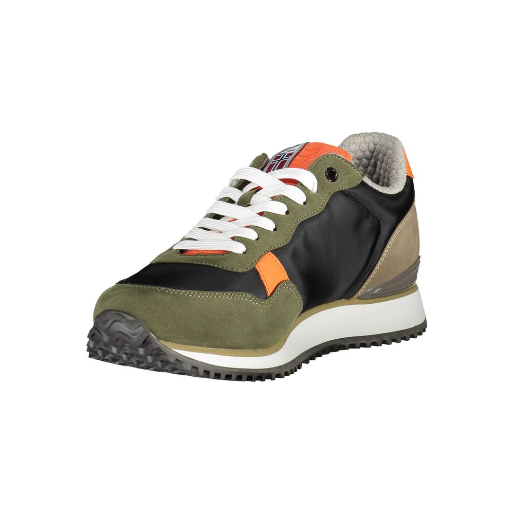 Green Polyester Sneaker