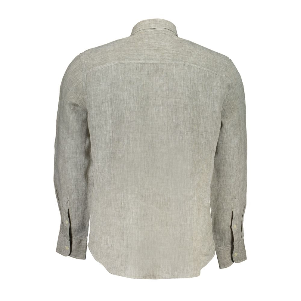 Gray Linen Shirt