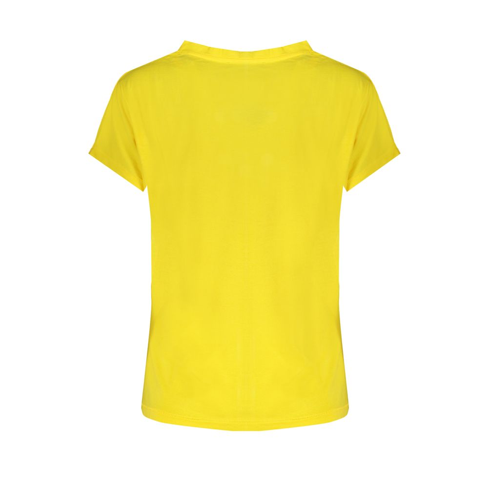 Yellow Cotton Tops & T-Shirt