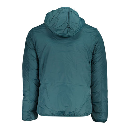 Reversible Hooded Green Jacket