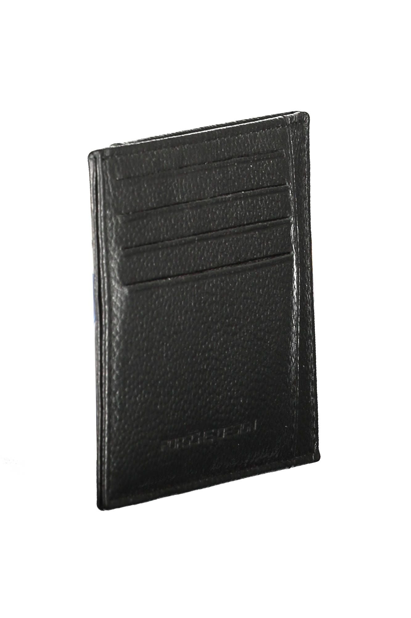 Sleek Leather Card Holder with RFID Blocker