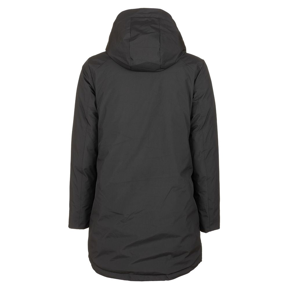Sleek Men's Tech Fabric Jacket with Hood