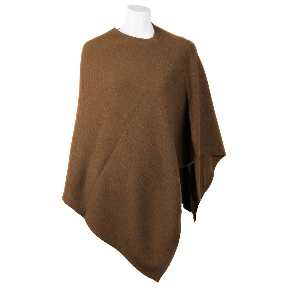 Elegant Cashmere V-Neck Poncho